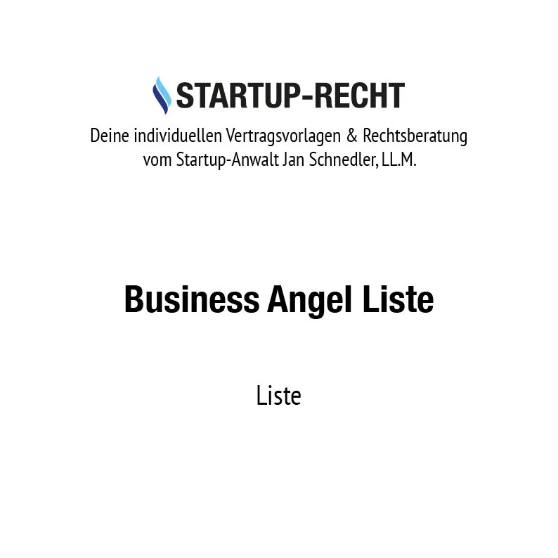 Business Angel Liste