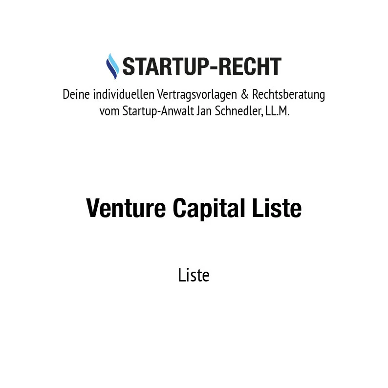 Venture Capital Liste